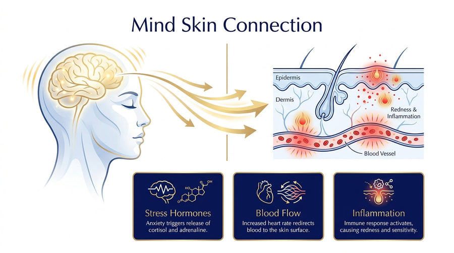 Connection Between Anxiety and Skin Redness