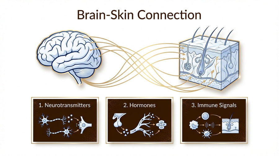 How Does the Brain-Skin Connection Explain Stress's Impact on Your Skin?
