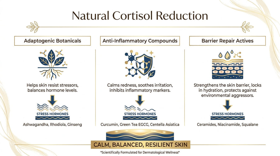 Best Ingredients to Reduce Cortisol in Skin Naturally