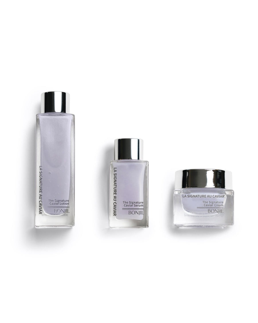 Compact Size The Signature Caviar Trio Set