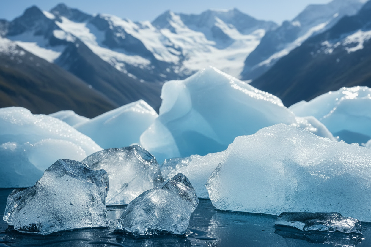 Pure Swiss Glacier Water